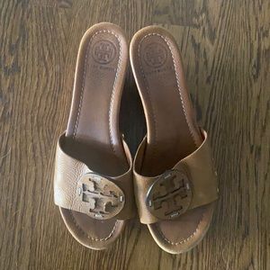 Size 9 Tory Burch Tan Wedges